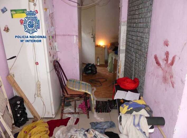 Imagen de la vivienda en la que ocurrieron los hechos (Foto TA)