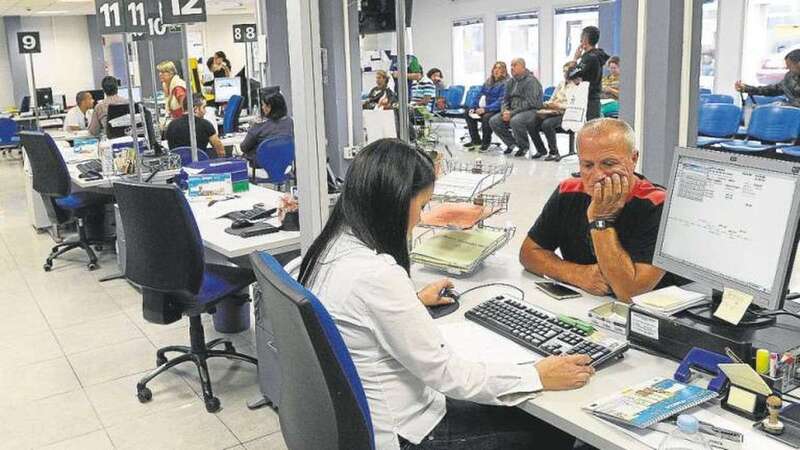 Imagen de archivo de una oficina del Servicio Canario de Empleo en la capital grancanaria (Foto Canarias7)