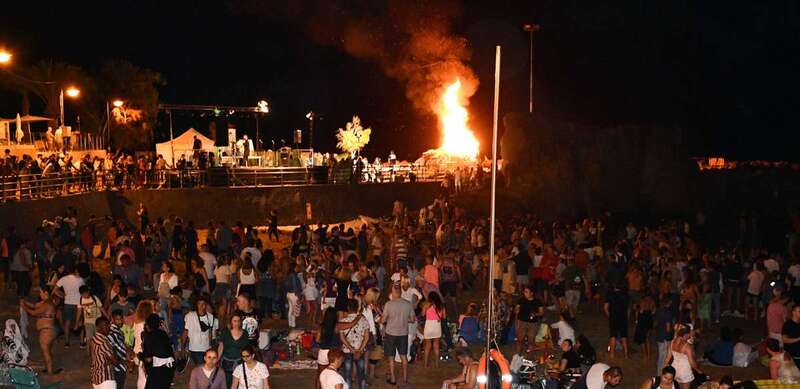 Imagen de la celebración en la playa de Mogán (Foto Acfi Press)