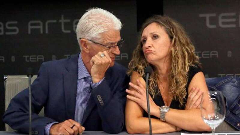 El presidente y la directora de Proyecto Hombre Canarias, Antonio Hernández y María del Carmen Lázaro, respectivamente (Foto Efe)