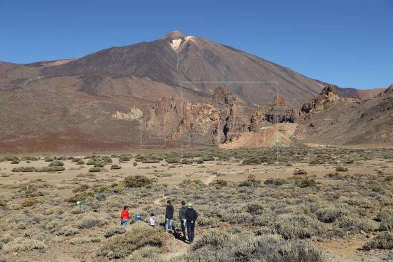 Foto de archivo del Llano de Ucanca en el Parque Nacional de las Cañadas del Teide (Efe / Cristóbal García)
