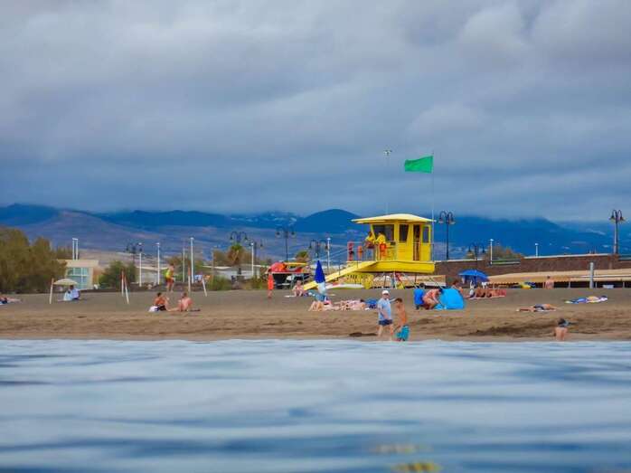 Vista de la playa de Melenara (Foto Antonio Rico)
