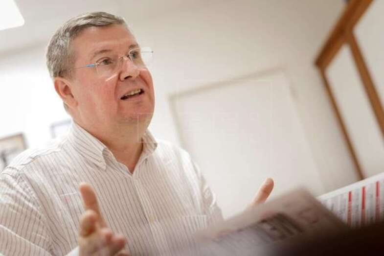 El director de Cáritas en la provincia de Santa Cruz de Tenerife, Juan Rognoni (Foto Efe / Ramón De La Rocha)