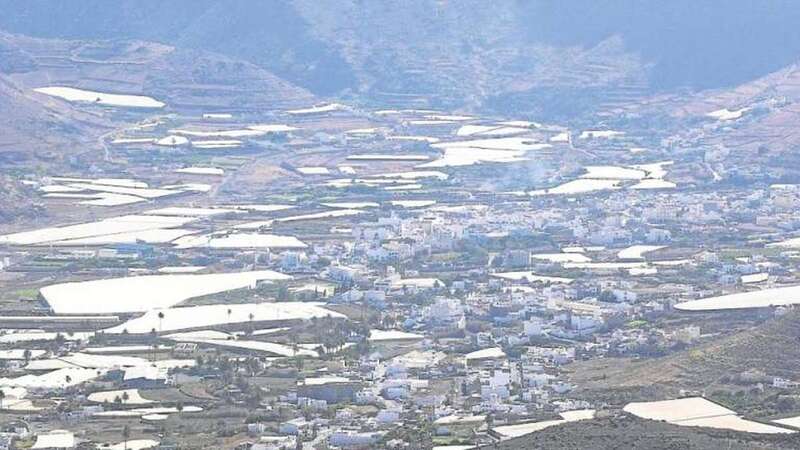 Vista de La Aldea, cuyo acuífero registra la mayor densidad de captaciones por kilómetro cuadrado de la masa de agua subterránea (Foto Canarias7)