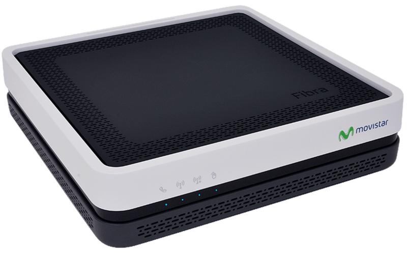 Nuevo router distribuido por Movistar entre sus clientes (Foto TA)