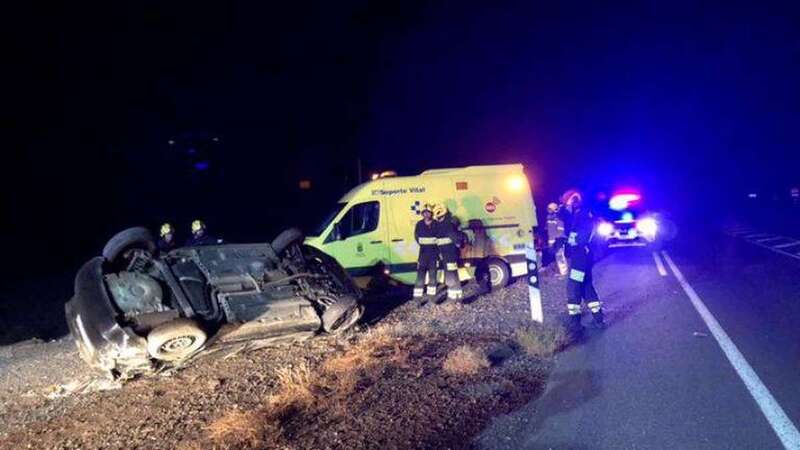 Imagen del accidente (Foto TA)