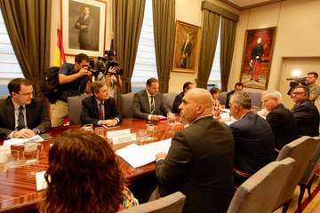 Reunión del Gobierno canario con el Ministerio de Fomento (Foto TA)