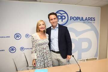 El PP de Telde arropa la elección de Australia Navarro como su presidenta en Canarias (Foto TA y TdC)