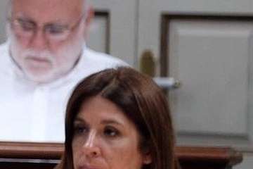Carmen Hernández, diputada regional de NC y vicealcaldesa de Telde, en las primeras sesiones del Parlamento Canario este martes y miércoles (Foto TA)