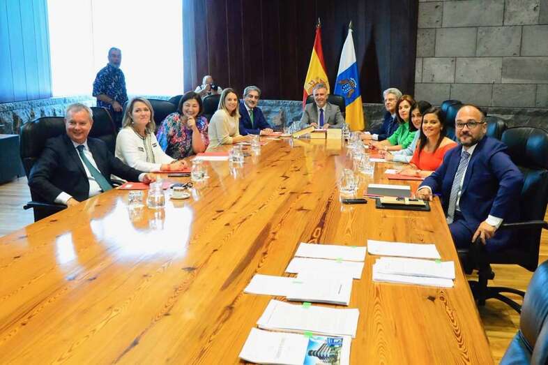 Imagen de archivo de un Consejo de Gobierno (Foto TA)