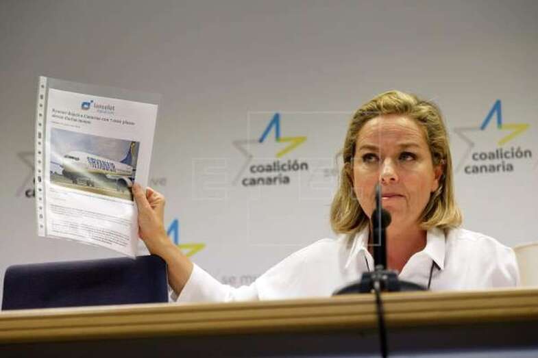 Ana Oramas, durante su comparencia este viernes (Foto Efe)