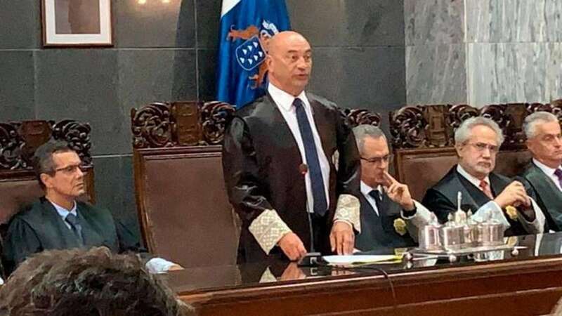 Antonio Doreste, durante su discurso (Foto Canarias7)