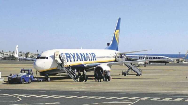 Avión de Ryanair (Foto TA)