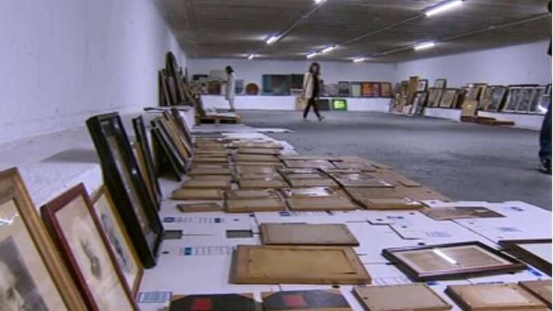 Los especialistas analizan el estado de las obras del Ateneo de La Laguna (Foto RTVC)