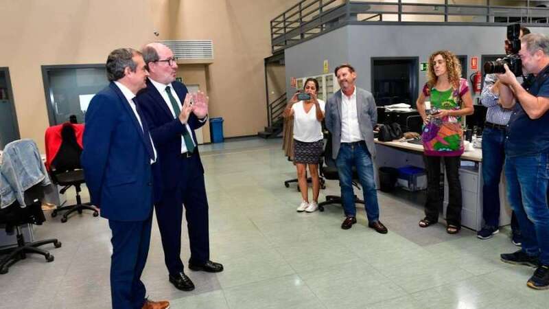 Moreno fue presentado ayer a los trabajadores de RTVC (Foto TA)