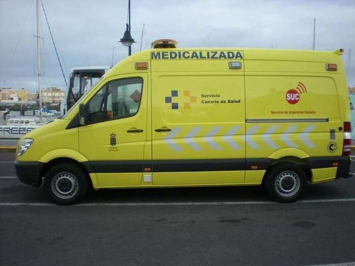 Ambulancia medicalizada (Foto TA)