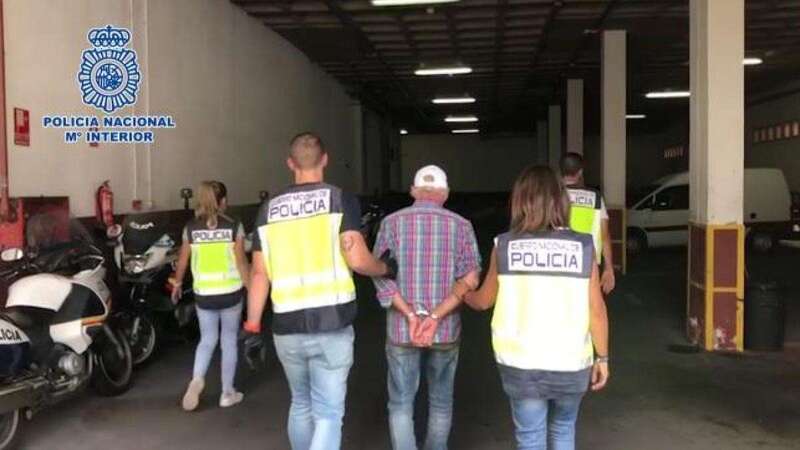 Imagen de la detención (Foto Canarias7)