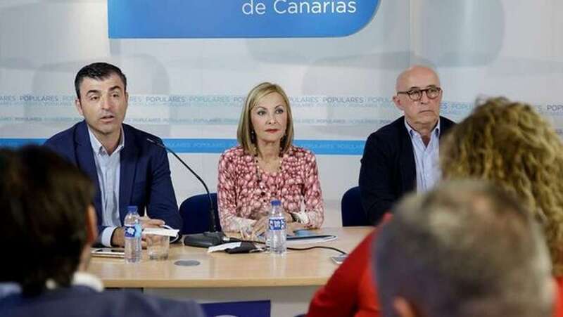 Reunión de la directiva del PP canario (Foto TA)
