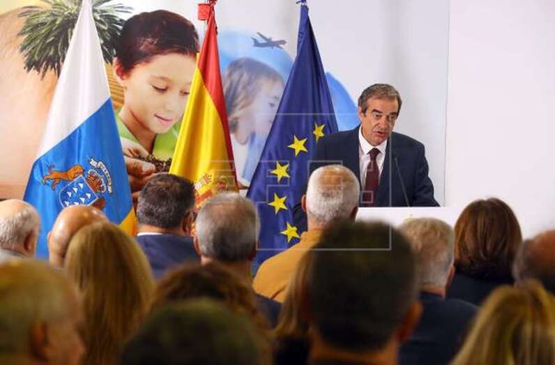 El periodista Francisco Moreno durante el acto de su nombramiento (Foto Efe / Elvira Urquijo A.)