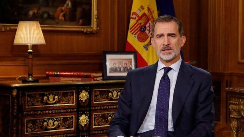 Momento del discurso del Rey Felipte VI (Foto TA)