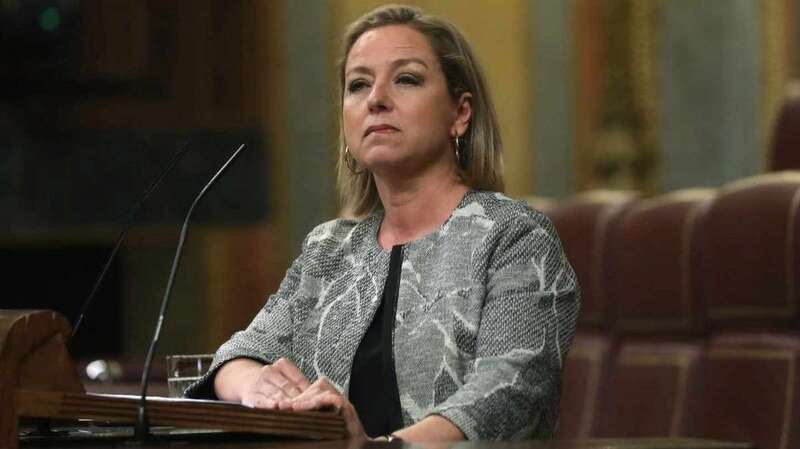 La diputada de Coalición Canarias Ana Oramas, en el Congreso (Foto EFE)