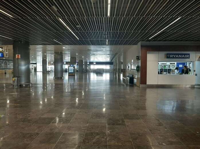 Oficinas de Ryanair en el Aeropuerto de Gran Canaria (Foto TA)