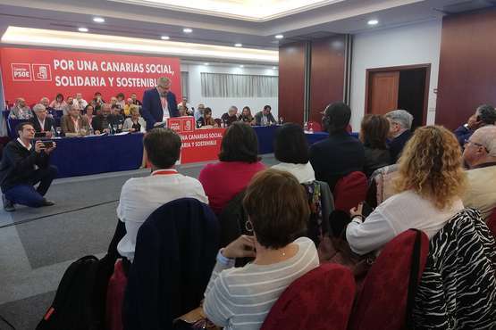 El PSOE de Canarias refrenda por unanimidad la gestión de Ángel Víctor Torres (Foto Acfi Press)