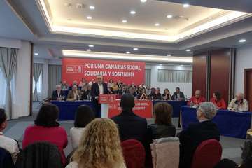 El PSOE de Canarias refrenda por unanimidad la gestión de Ángel Víctor Torres (Foto Acfi Press)