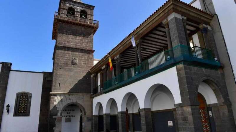 Imagen del antiguo Palacio de Justicia de San Agustín (Foto Canarias7)