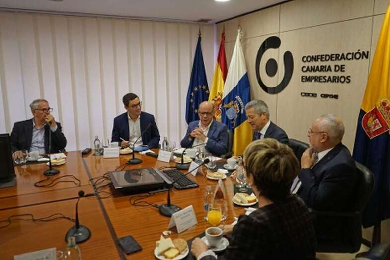 Momento de la reunión de este lunes (Foto Acfi Press)