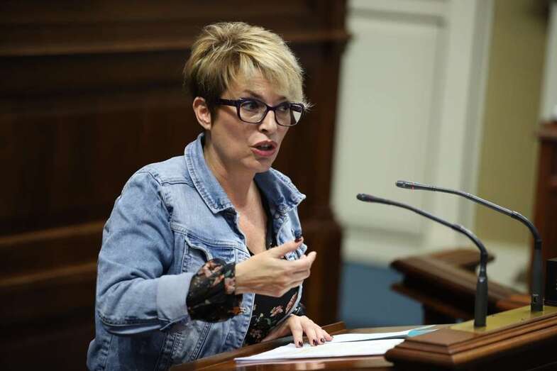Elena Máñez, consejera de Economía, Conocimiento y Empleo del Gobierno de Canarias (Foto TA)