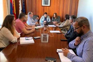 Reunión monográfica del Gobierno de Telde sobre medidas para evitar la propagación del coronavirus (Foto TA)