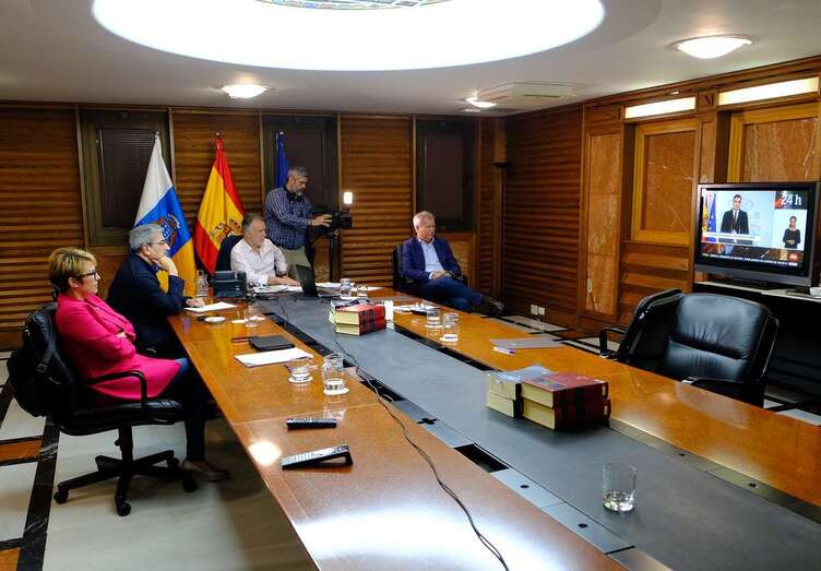 Reunión del Consejo Permanente del Gobierno de Canarias (Foto TA)