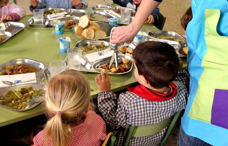 Imagen de archivo de un comedor escolar (Foto TA)