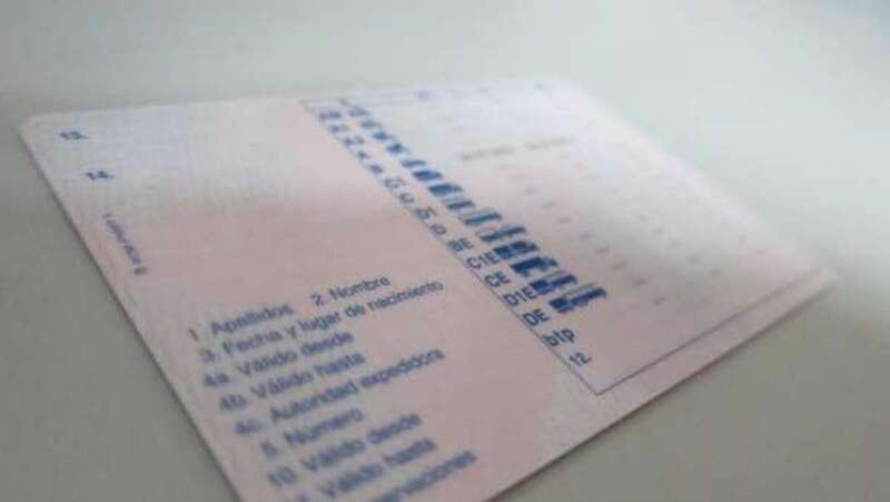 Imagen de archivo de un carné de conducir (Foto TA)