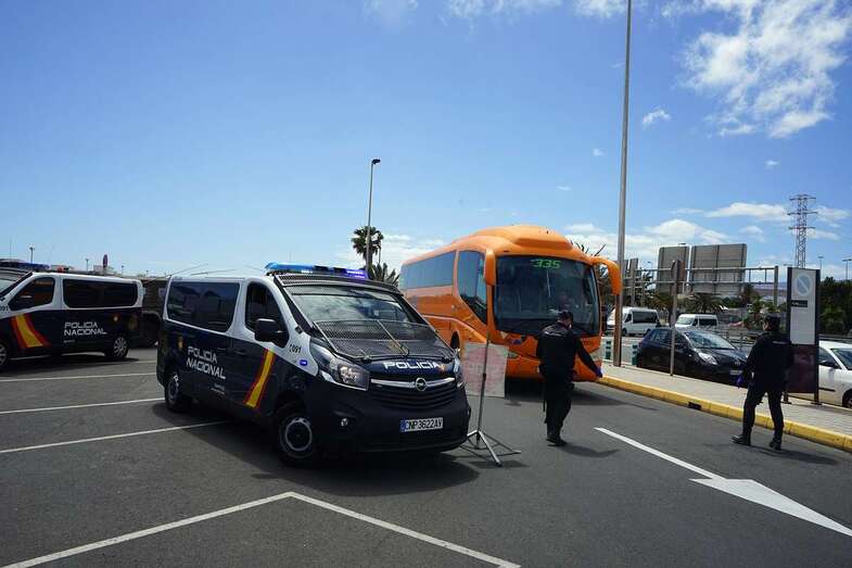 Control en el Aeropuerto de Gran Canaria (Foto TA)