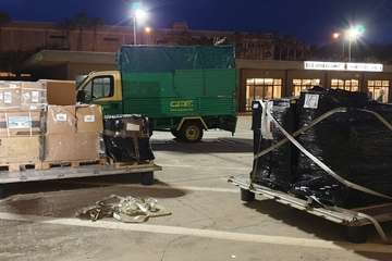 Llega a Canarias un avión militar con equipos de protección para sanitarios (Foto TA)