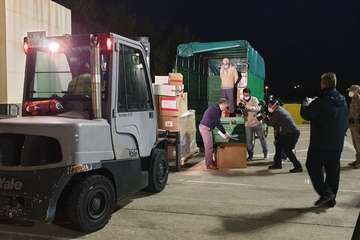 Llega a Canarias un avión militar con equipos de protección para sanitarios (Foto TA)