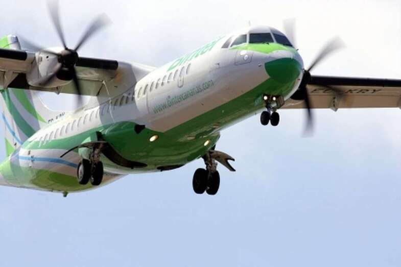 Aeronave de Binter (Foto TA)