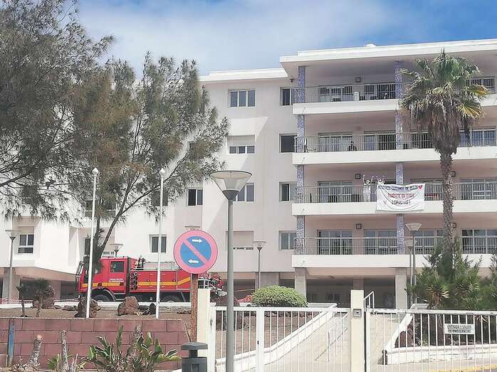 Personal de la Residencia Mixta de Taliarte (Foto TA)