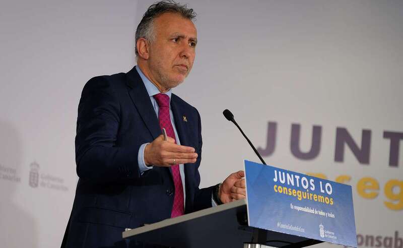 El presidente del Gobierno de Canarias, Ángel Víctor Torres (Foto Acfi Press)