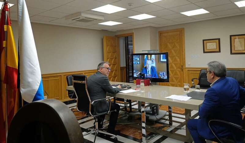 Momento de la reunión (Foto TA)