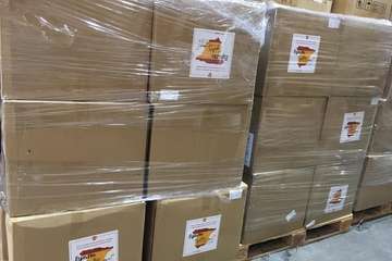 Sanidad reparte el material de protección ante el COVID-29 entre los centros sanitarios de Canarias (Foto TA)