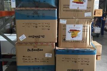 Sanidad reparte el material de protección ante el COVID-29 entre los centros sanitarios de Canarias (Foto TA)