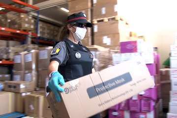  Sanidad reparte con el GES material sanitario a todas las islas (Foto TA)