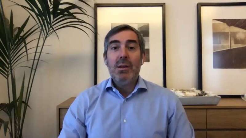 El senador Fernando Clavijo, en la presentación del plan (Foto TA)