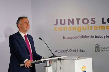 El presidente canario convoca a un pacto por la reconstrucción económica (Foto TA)
