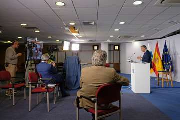 El presidente canario convoca a un pacto por la reconstrucción económica (Foto TA)