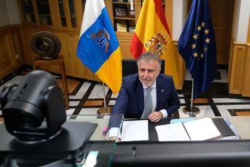 Torres traslada al G4 canario las últimas medidas para atajar la crisis sanitaria y económica (Foto TA)