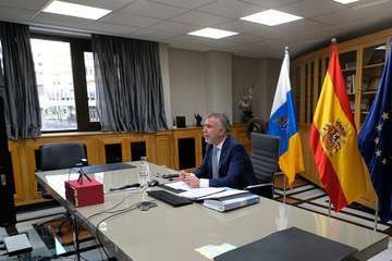 Torres traslada al G4 canario las últimas medidas para atajar la crisis sanitaria y económica (Foto TA)